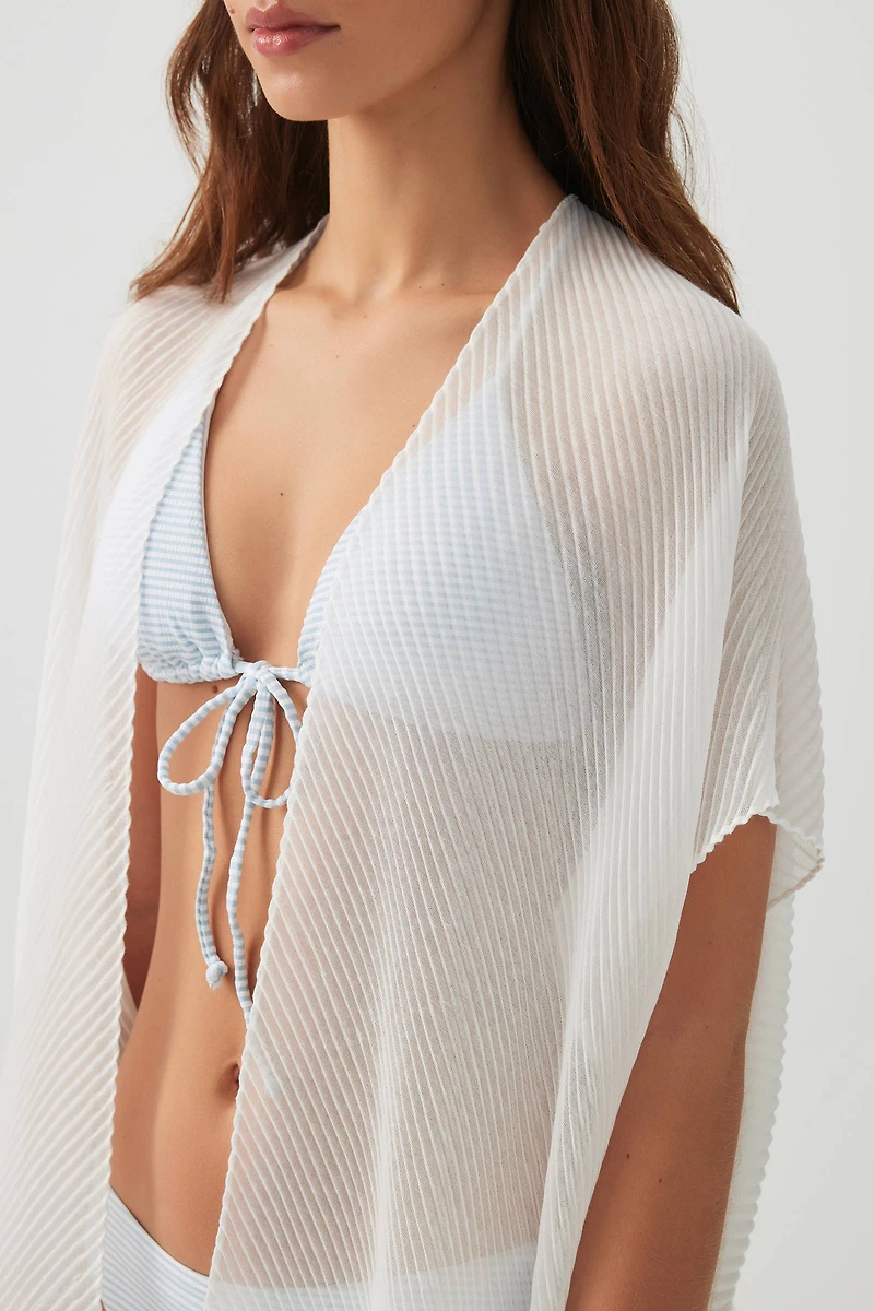 Couvre-maillot blanc cassé