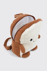 Sac à dos tranche de pain en peluche