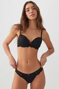 Culotte tanga ultradouce luxe