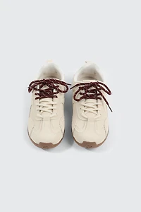 Espadrilles basses à lacets