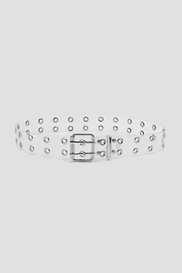 Ardene Clear Eyelet Belt | Size