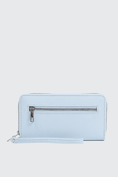 Ardene Accordion Wallet in Light | Faux Leather/Polyester