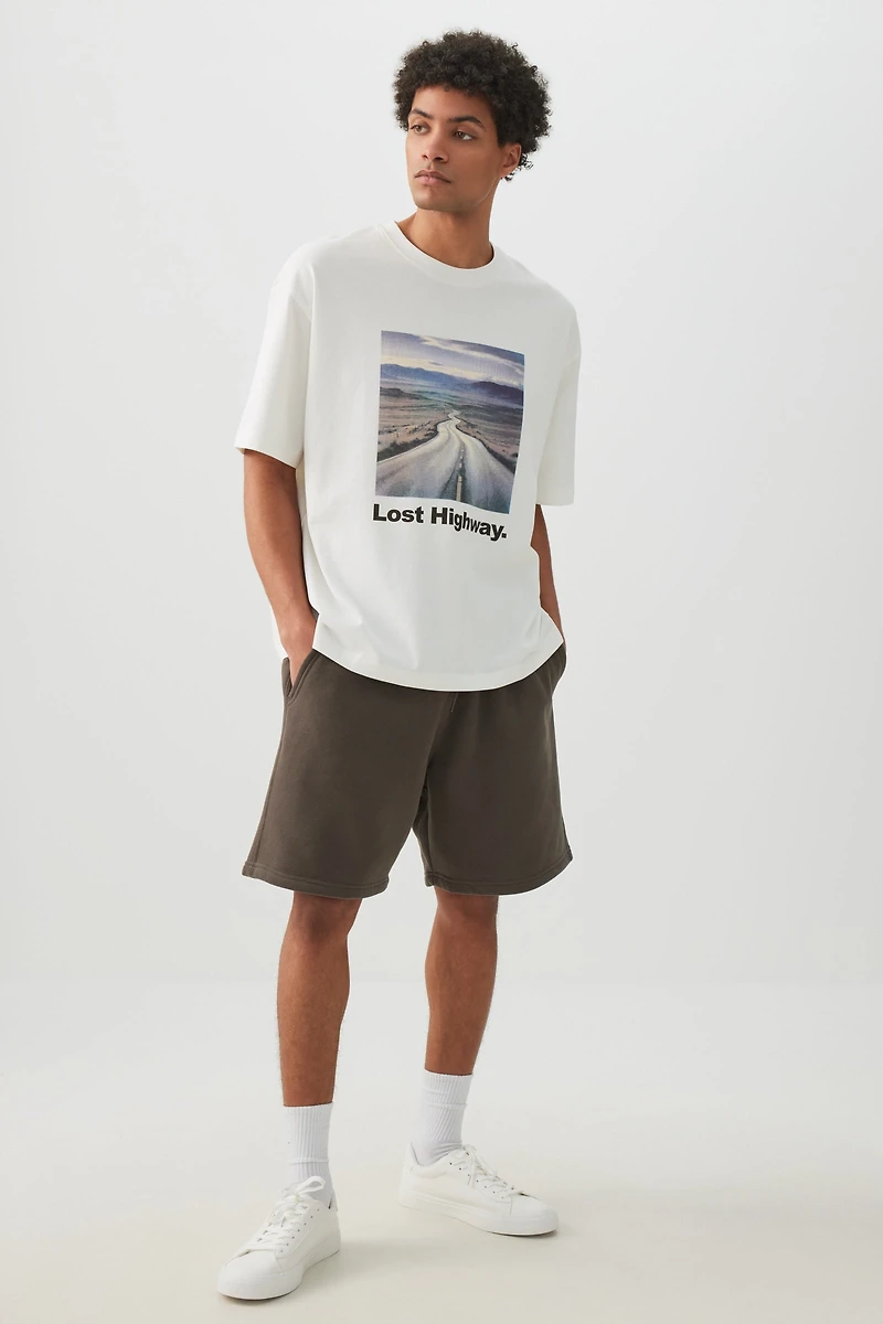 T-shirt carré graphique