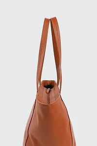 Grand sac fourre-tout en faux cuir