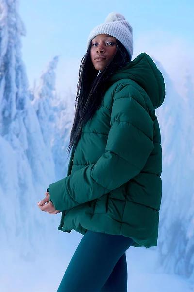Ardene The Everyday Puff in Evergreen | Size | Polyester
