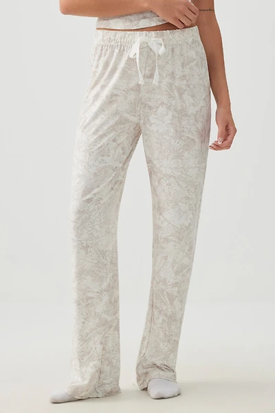 Pantalon de pyjama camouflage en tissu HUSHKNIT