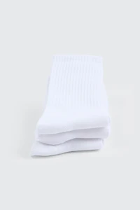 3 paires de chaussettes côtelées