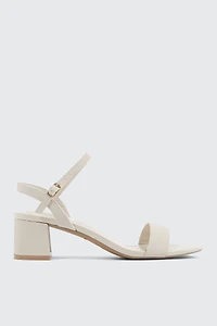 Ardene Block Heel Sandals in Beige | Size | Eco-Conscious
