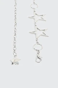 Ceinture en chaîne à maillons étoiles