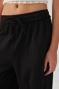 Pantalon à jambe large en jersey