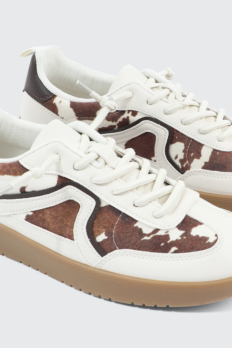 Espadrilles à détails contrastés