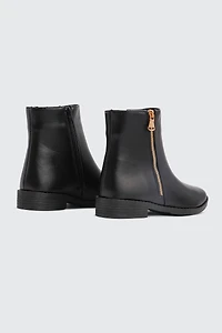 Bottillons en faux cuir