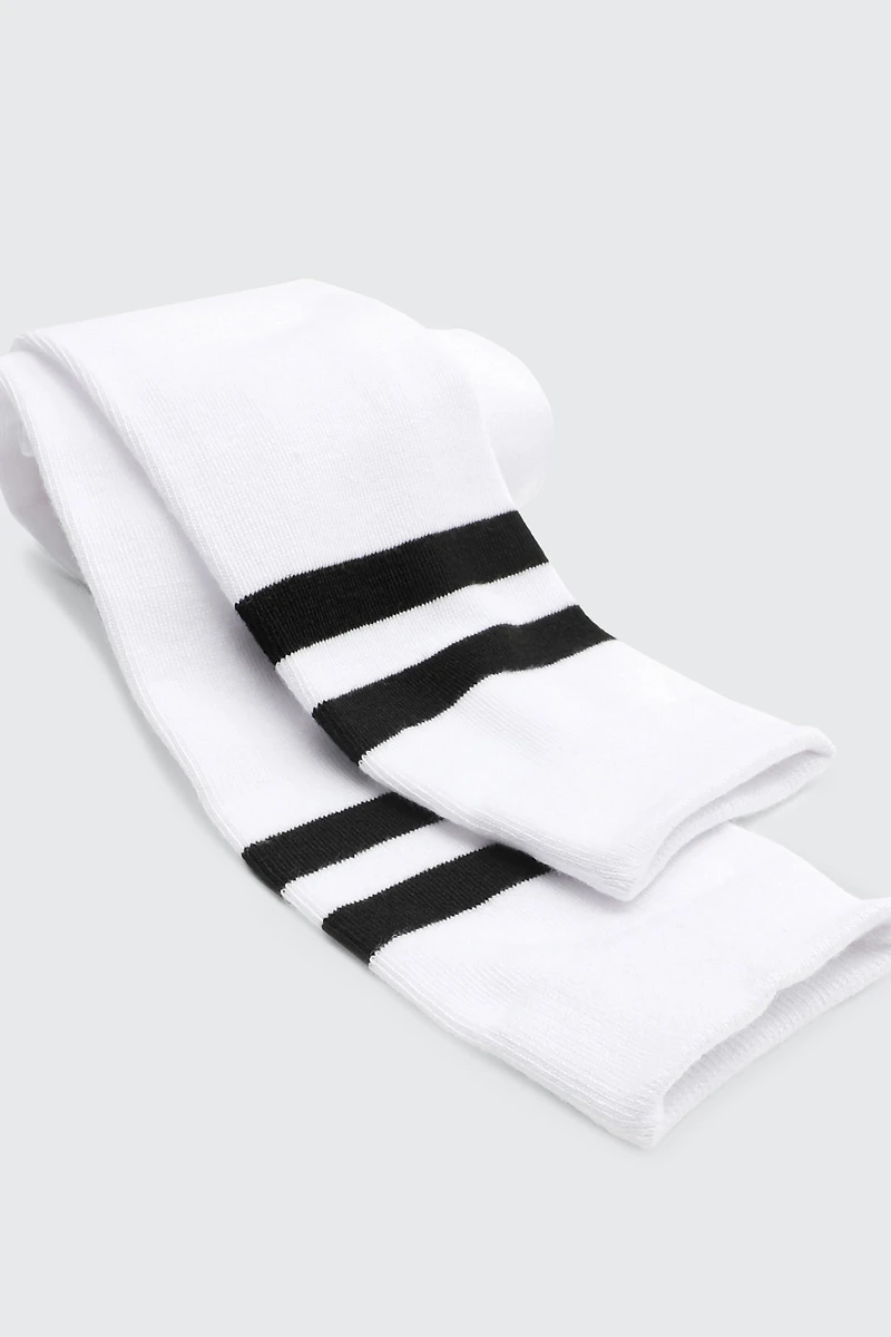 Bas-cuissardes à rayures