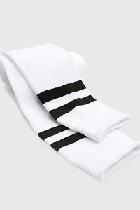 Bas-cuissardes à rayures