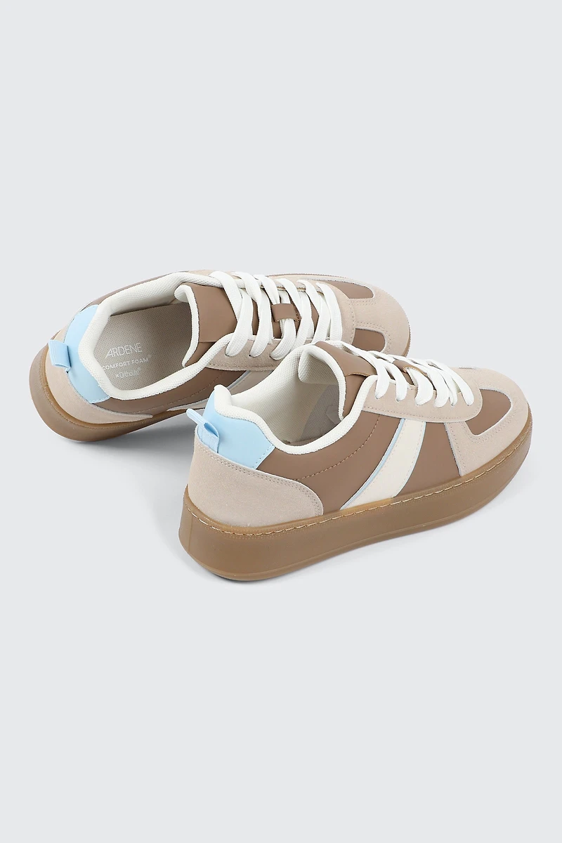 Espadrilles rétro à semelle épaisse