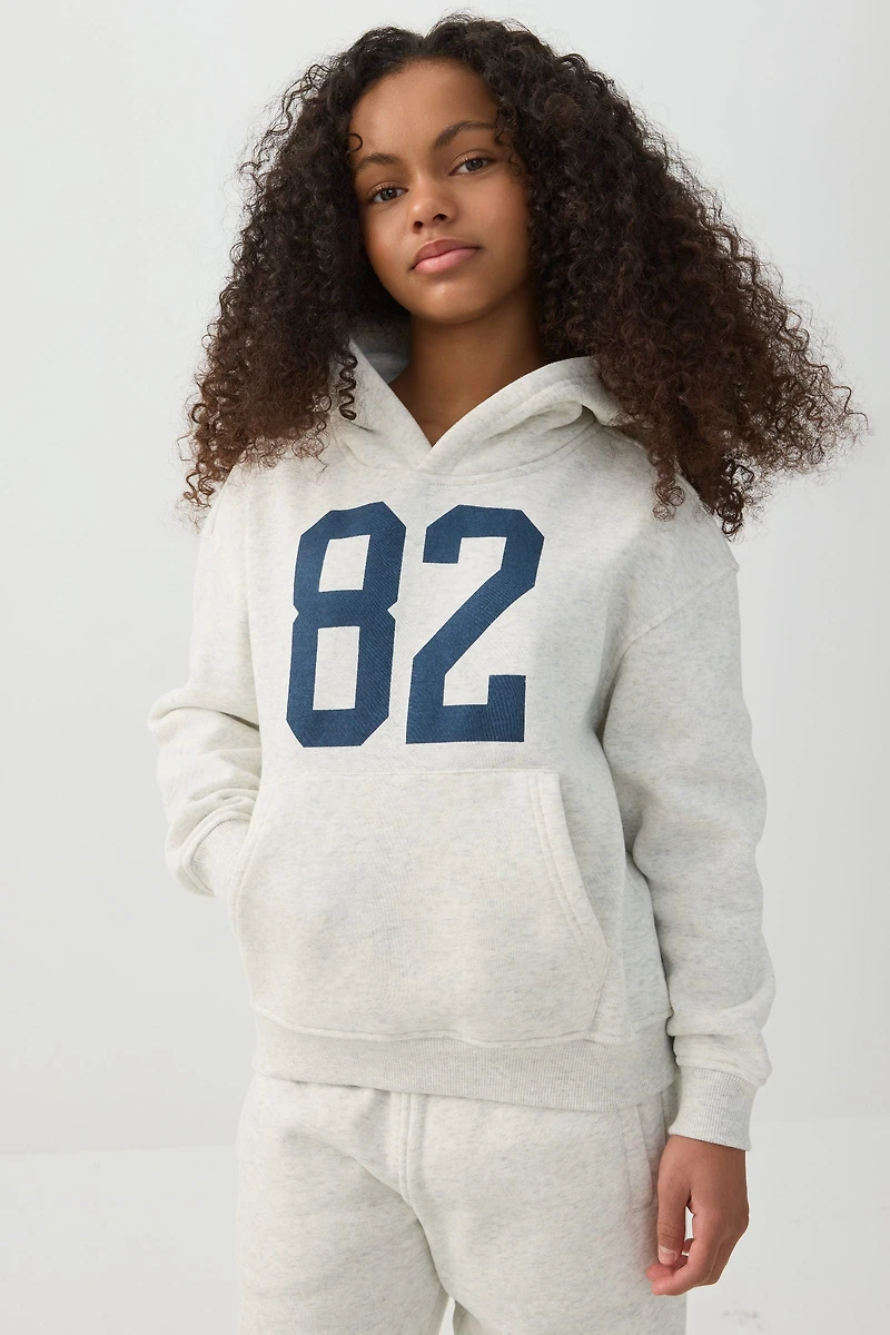 Chandail capuchon graphique en Molleton MADESOFT™