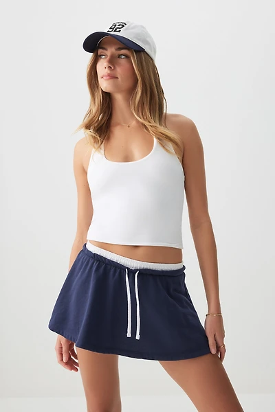 Ardene Boxer Skort in Dark Blue | Size | Polyester/Cotton