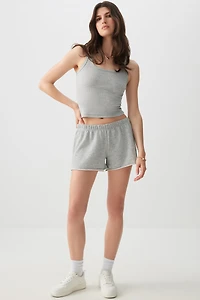 Ardene French Terry Shorties in | Size | Polyester/Cotton | Eco-Conscious
