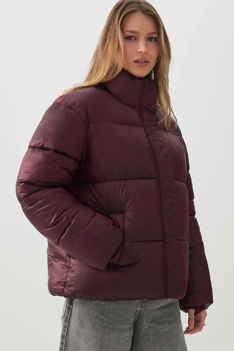 Manteau matelassé ample très léger
