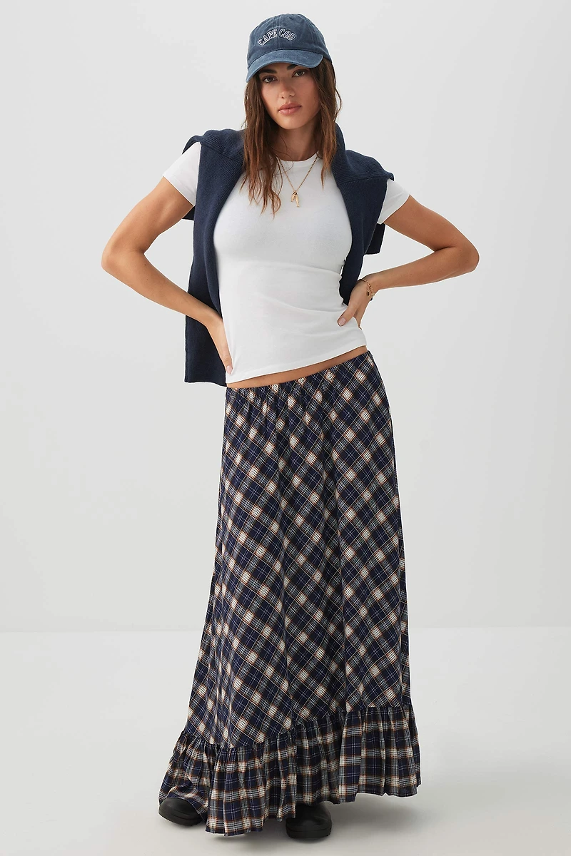 T-shirt ajusté à manches courtes Basic