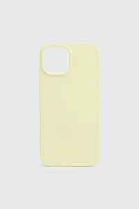 Ardene Model 13/14/15 Silicone Phone Case in Light Yellow | Microfiber