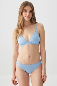 Ardene Classic Bikini Bottom in Light Blue | Size Large | Polyester/Nylon/Spandex