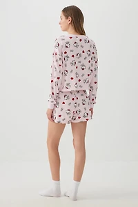 Ensemble pyjama haut court Hello Kitty