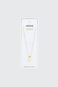 Collier plaqué or 14K à pendentif poisson