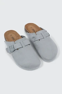 Sabots en faux suède