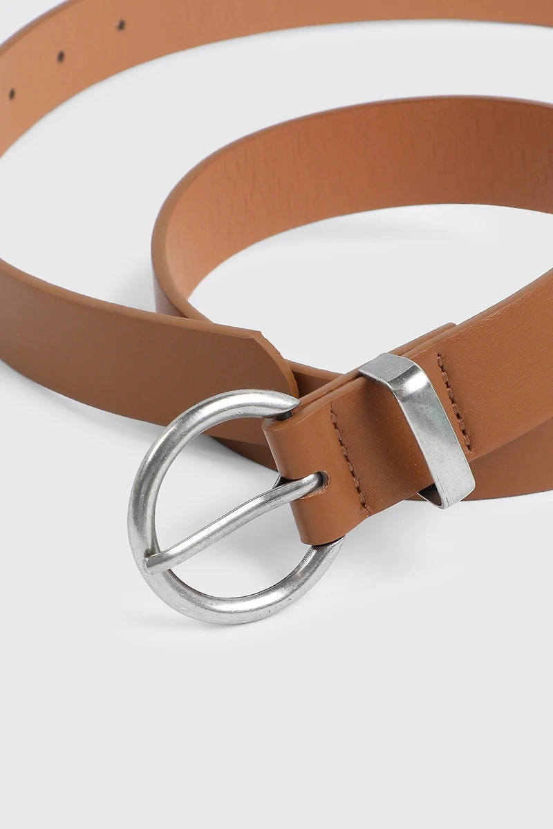 Ceinture à boucle ronde
