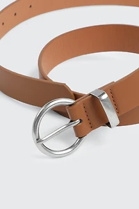 Ceinture à boucle ronde