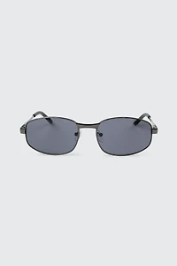 Ardene Slim Shield Sunglasses in Black
