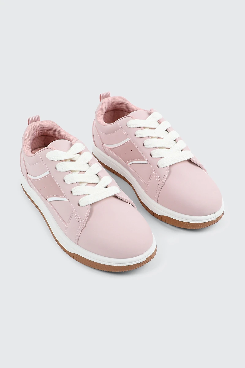 Espadrilles lacées en faux suède