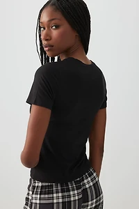 Haut de pyjama graphique