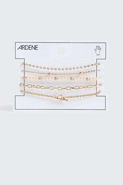 Lot de 5 bracelets à superposer