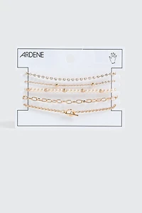 Lot de 5 bracelets à superposer