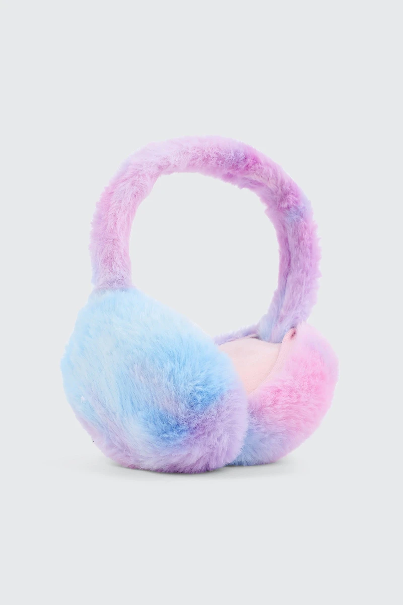 Ardene Kids Multicolored Faux Fur Earmuffs | Polyester