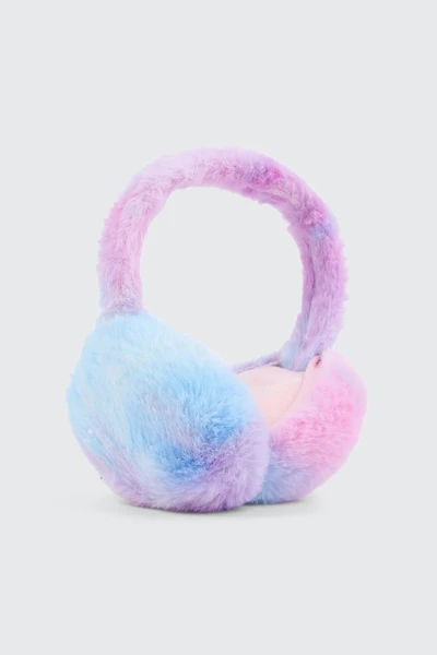 Ardene Kids Multicolored Faux Fur Earmuffs | Polyester