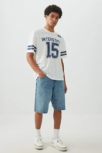 T-shirt sport carré en maille