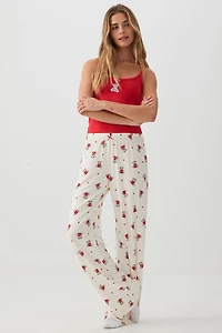 Pantalon de pyjama jambe droite
