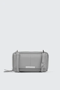 Ardene Crossbody Wallet in | 100% Recycled Polyester/Faux Leather | Eco-Conscious