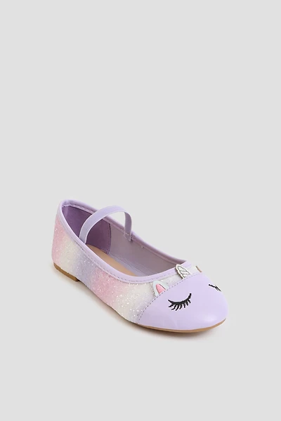 Ballerines embellies à détail d'animal