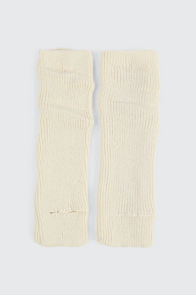 Ardene Stirrup Leg Warmers in Off-White