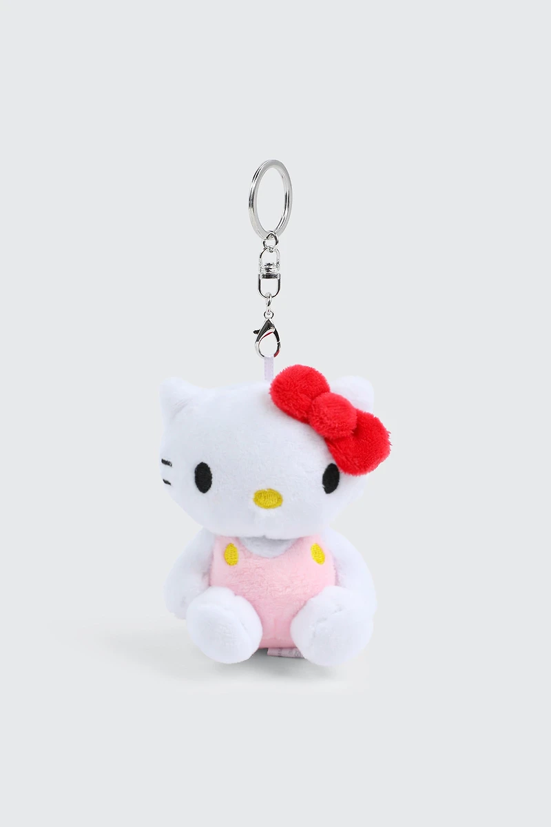Ardene Hello Kitty Plushie Bag Charm in Light Pink
