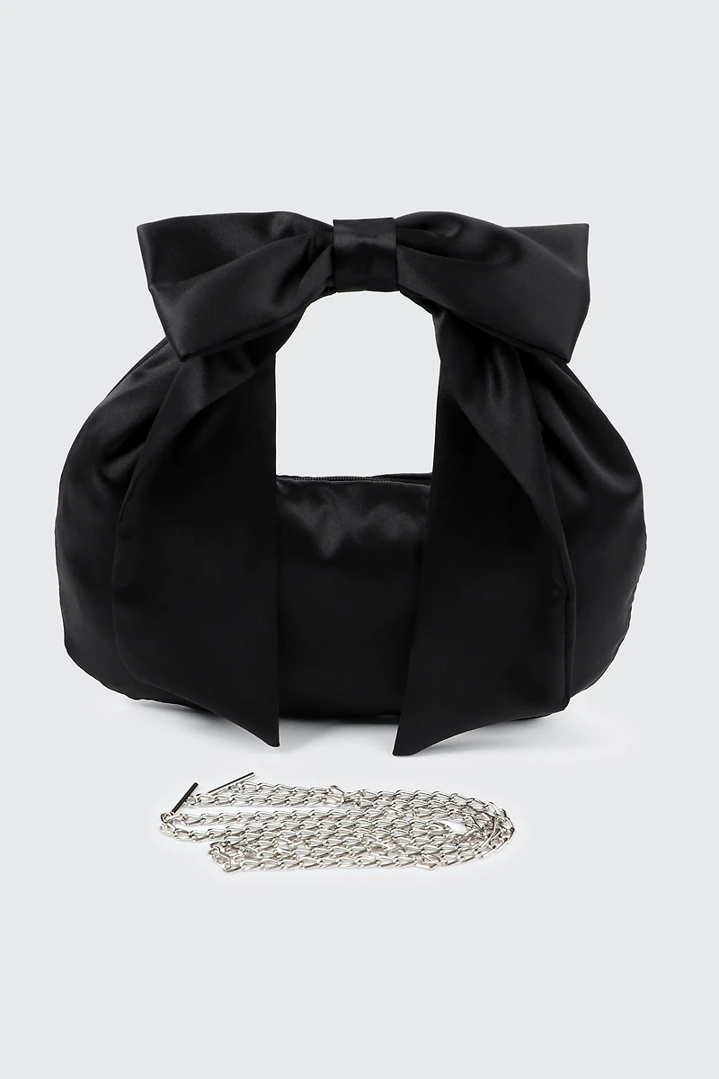 Sac à main à boucle en satin