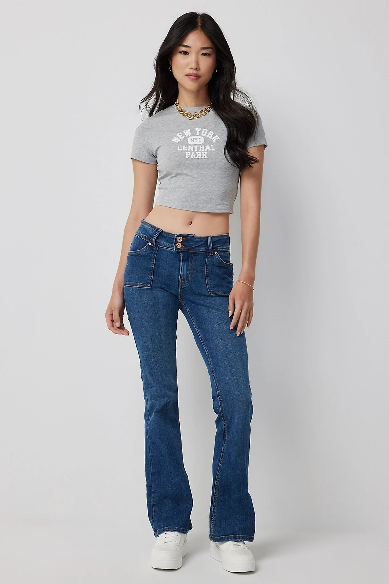 T-shirt court graphique New York