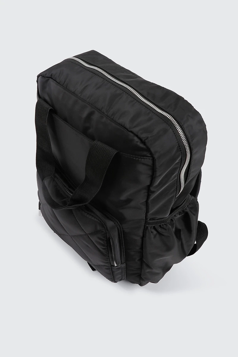 Sac à dos en nylon à poche matelassée
