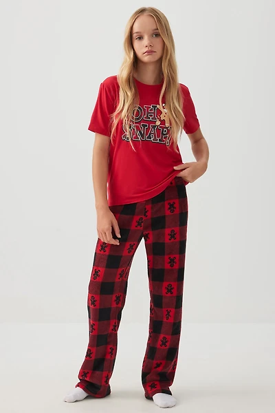 Ardene Kids SUNDAYSOFT PJ Pants in Red | Size | 100% Recycled Polyester | Eco-Conscious