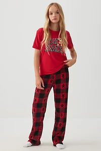 Ardene Kids SUNDAYSOFT PJ Pants in Red | Size | 100% Recycled Polyester | Eco-Conscious
