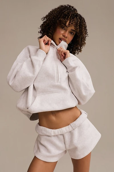 Ardene MADESOFT Fleece Sweatshorts in Morning Fog | Size | Polyester/Cotton | Eco-Conscious